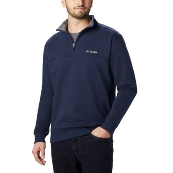 Pánské Svetry Columbia Hart Mountain II Half Zip Big Tmavě Šedé EICPAM136